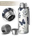 thumbnail image 2 of 20 Oz Butterfly and Leaves Pattern Coffee Tumbler Double Wall Insulated Stainless Steel Water Bottle | Metal Reusable Thermoses Flask with Cup Cap | Leak & Sweat Proof with Anti-Dust Lid, 2 of 7