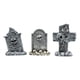 thumbnail image 1 of Decoraciones de lápidas de resina, 3 lápidas para decoraciones de cementerio espeluznantes, decoraciones de prados y jardines al aire libre, versátiles y atractivas, 1 of 4