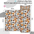 thumbnail image 5 of Baseball Football Pattern Toddler Nap Mats for Kids Preschool,Sleeping Mat Bag or Kids,Toddler Sleeping Bag,Toddler Nap Mat or Daycare, 5 of 6