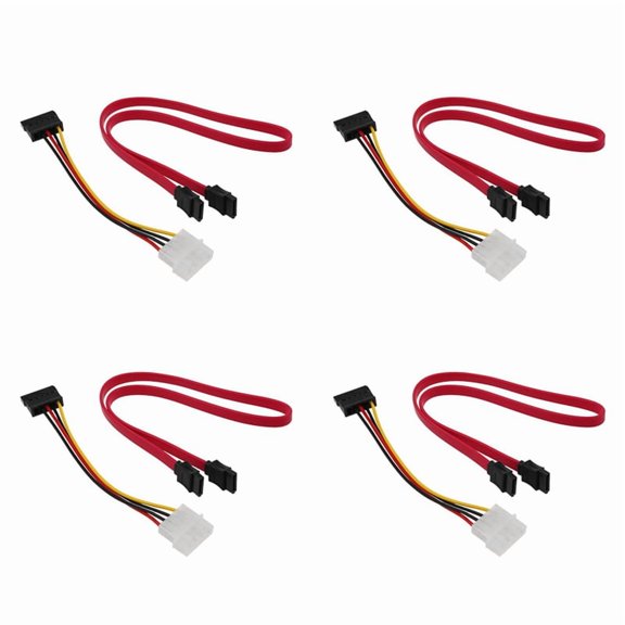 4 Power Adapter Cable and 4 Data Cable