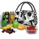 thumbnail image 3 of Fotbe Psychedelic Skull Illusion Art Bolsa Térmica Portátil con Estampado, Bolsa de Entrega de Alimentos Aislada, Bolsa Reutilizable de Gran Capacidad para Comidas y Supermercado, 3 of 6