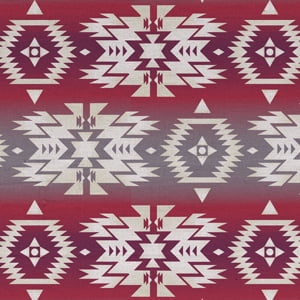 1 Yard 100% Cotton Southwest Magic, Red, 44" Wide for Quilting & Sewing by David Textiles