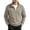 Green, variant on LYSMORA Men's Quarter Zip Stand Collar Pullover Sweatshirt, Long Sleeve Loose Casual Athletic Top With Side Pockets