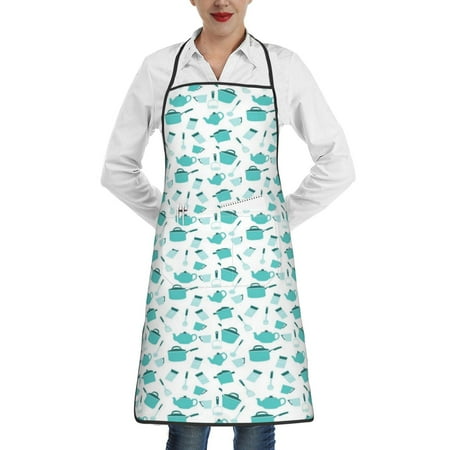 

Rocae Utensiles for Kitchen Aprons for Women Adjustable Cooking Kitchen Chef Apron for Men with Pockets