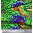 thumbnail image 3 of Soimoi Polyester Crepe Fabric Leaves Artistic Fabric Prints by Yard 52 Inch Wide, 3 of 3
