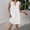 White, variant on BUIGTTKLOP Tank Dresses for Women Sleeveless Mini Dresses V Neck Solid Color Loose Fitted Sundresses