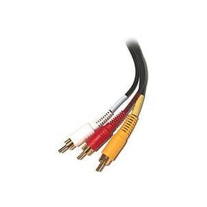206-273 STEREN A/V CABLE GOLD CONNECTORS 3FT