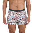 thumbnail image 1 of Fotbe Abstract Floral Calzoncillos Tipo Boxer con Bolsa de Soporte Total para Hombre, X-Temp Fresco, Transpirable y de Secado Rápido-Large, 1 of 5