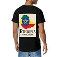 thumbnail image 2 of T-shirt Ethiopia Map  Soft Cotton Adult Heat-Transfer Graphic T-Shirt - 180g Breathable Fabric, Unisex Summer Casual Wear with Durable Heat-Printed Design, 2 of 9
