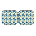 thumbnail image 3 of Uemuo Circular Printed 2 PCS Car Windshield Sun Shade, Auto Sun Heat and UV Rays Blocker, Foldable Automotive Front Window Sunshade Protector, 3 of 7