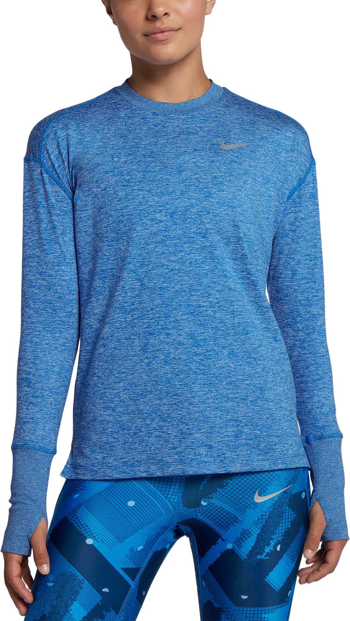 element long sleeve running top womens