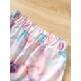 thumbnail image 7 of Kucnuzki 13T Big Girl Winter Outfits Pants Sets 14T Big Girl Long Sleeve Letter Prints Sweet Tie-Dye Hoodie Sweatshirt Elastic Pants 2PCS Set Purple, 7 of 7