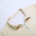 thumbnail image 5 of Men's 1/3 Zippered Retro Short Sleeved T Shirt Clothes, 5 of 7