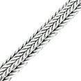thumbnail image 5 of 10mm Mens Braided Bali Handmade Chain 925 Sterling Silver Bracelet, 7-9", 5 of 5
