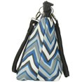 thumbnail image 2 of 2 Red Hens Rooster Diaper Bag - Chevron Stripes Blue, 2 of 3
