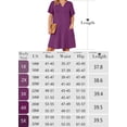 thumbnail image 3 of SHOWMALL Women's Plus Casual Dresses V Neck Short Beach Summer Sundress with Pockets Green 2X, 3 of 10