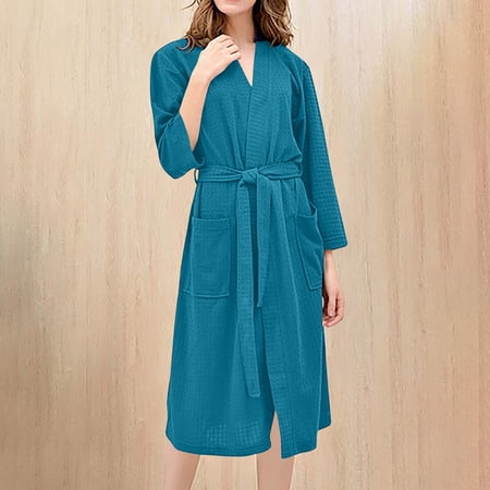 Lilgiuy Women s and Men s Flannel Hooded Pajamas Bathrobe Long Pajamas Lovers Home Clothes for Relaxing