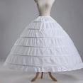 thumbnail image 3 of 6 Hoops Petticoats Bustle Ball Gown Wedding Dress Underskirt Bridal Crinolines, 3 of 8