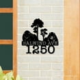 thumbnail image 2 of Handmadetneonsign Bear Address House Number, Bear Home Address Metal, Bear Animal Metal Wall Sign 63510, 2 of 5