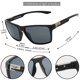thumbnail image 2 of Gafas de sol polarizadas INFI para pesca para hombre con protección UV400, 2 of 6