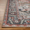 thumbnail image 2 of Superior Rustic Medallion Washable Indoor Area Rug, 9' x 12', Brown, 2 of 5