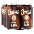 thumbnail image 2 of Bravus Non-Alcoholic Craft Beer, Oatmeal Dark, vegan, gluten-reduced, 107 calories, 12 fluid ounce can, 6-pack, 2 of 2