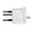 White, variant on Double Color Choices Power Adapter Germany France to Switzerland Converter Compacted and Portable Overload Protective
