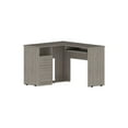 thumbnail image 2 of We Have Furniture L-Shaped Desk Bradford, Keyboard Shelf, Light Gray Finish, 2 of 7