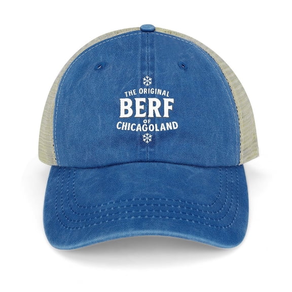 The Original Berf Of Chicagoland Dark Blue Baseball Cap 100% Cotton Hats for Men Hats for Women