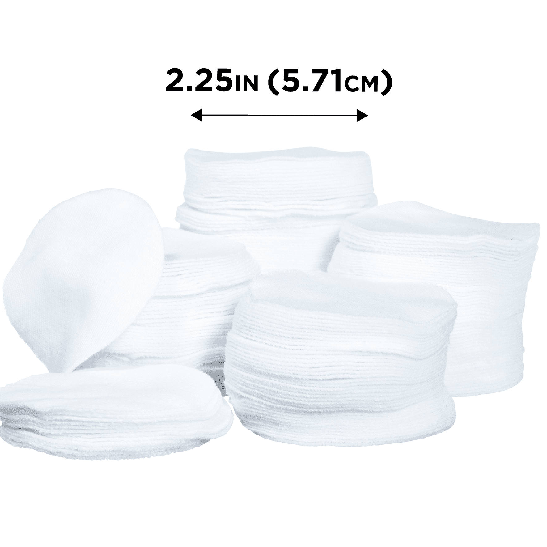 (2 pack) Thunder Cloud 2.25" Round Cotton Black Powder Rifle Cleaning Patches, 200 Ct, White, 87125A, .50 BMG