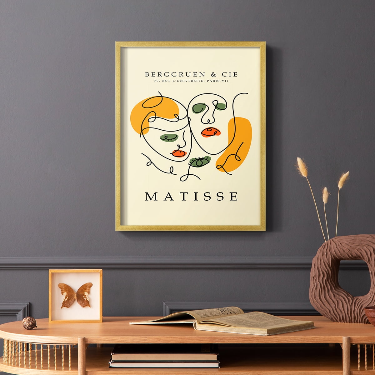 Matisse LXXX Framed Print - Solid Wood
