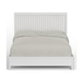 thumbnail image 5 of King Panel Bed - White Mahogany Solids & Veneers - Scalloped Headboard - Sturdy Bedroom Furniture, 5 of 6