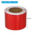 thumbnail image 2 of Uxcell Reflective Tape Waterproof Self Adhesive High Visibility Safety Warning Tape Red 2 inch x 16ft, 2 of 7