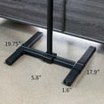 thumbnail image 3 of 50 inch Tall TV Floor Stand with Height Adjustable for 13 to 65 inch Screens up to 44 lbs, LCD LED OLED 4K Smart Flat and Curved Monitor Panels for Dorm, Apartment, Black, 3 of 5