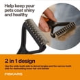thumbnail image 2 of Fiskars Pet Dematting Rake, Comb for Gentle Fur Removal, Cat and Dog Grooming, 2 of 9