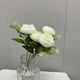 thumbnail image 1 of Flores artificiales de peonía de plástico multicolor para decoración del hogar | Flores artificiales realistas de 30 cm | Ramo impermeable y resistente a la decoloración para uso en interiores y, 1 of 8