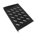 thumbnail image 2 of Estante para rack de servidores, estante para gabinete de red, bandeja voladiza ventilada desmontada para equipos de red de 19", rack y gabinete Profundidad 25 cm, 2 of 8