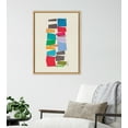 thumbnail image 6 of Kate and Laurel Sylvie I Am A Collector Framed Canvas Wall Art by Amber Vittoria, 18x24 Natural, Modern Abstract Colorful Geometric Art for Wall Decor, 6 of 7