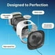 thumbnail image 4 of Airabreeze Portable Air Conditioner with LED Nightlight 3Speeds Small Air Cooler, 4 of 4