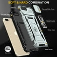 thumbnail image 6 of LeYi iPhone 8 Plus Case, iPhone 7 Plus Case with Screen Protector [2 Pack], [Slide Camera Cover Protection] Military Grade Shockproof Full Body Protective Cover for iPhone 7/8 Plus Case - Grey, 6 of 7