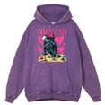 thumbnail image 4 of Sudadera con capucha retro desgastada con diseño de esqueleto "Cargando solo con el corazón roto" para hombre, 100 % algodón, estilo hip hop, holgada y de gran tamaño, 4 of 4