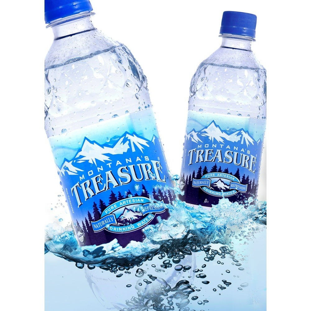 Montana's Treasure Pure Artesian Drinking Water, 20 Fl. Oz. Walmart