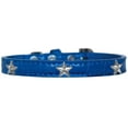 thumbnail image 4 of Dog, Puppy  Pet Designer Croc Widget Collar, "Silver Stars", 4 of 11