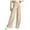 Bronze, variant on Hauaitttt Womens Casual Wide Leg Dress Pants High Waist Tailored Button Down Trousers with Pockets Windbreaker Pants Women Business Casual for Women Pants Womens Pants Straight Leg Women Line Pants