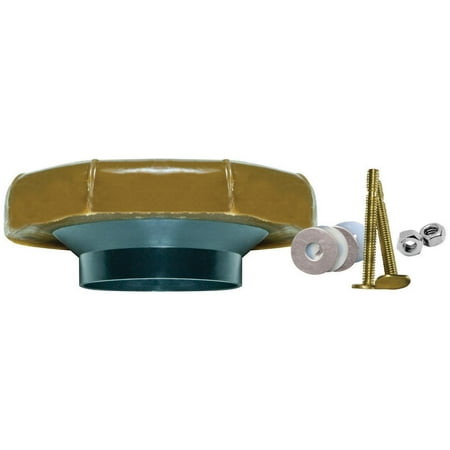 - Fluidmaster No. 3 Toilet Bowl Wax Ring Gasket With Toilet Bowl Bolts And Plastic Flange Sleeve