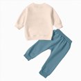 thumbnail image 4 of Gibobby Toddler Boy Clothes Fall Winter 2Pcs Outfit Boys Clothes Boys Outfits Plaid 6 12 18 Months 2T 3T 4T 5T 6T 7T Kids Boys Pants Outfits(0-6 Months,Beige), 4 of 9