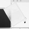 thumbnail image 3 of OFFIGAM Set of 4 Gauze Zipper Pouches for Office File Organization and Document Storage Bags, 3 of 8