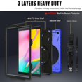 thumbnail image 4 of Detachable Shoulder Strap Case For Samsung Tab A 10.1 Inch 2019 With Hand Strap, Adjustable Stand, Camera Protection, Durable, 4 of 4