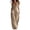 Beige#1, variant on Cargo Jumpsuits for Women V-Neck Sleeveless Adjustable Strap Button Front Romper Fashion Comfy Outdoor Hiking Casual Wide Leg Jumpsuit