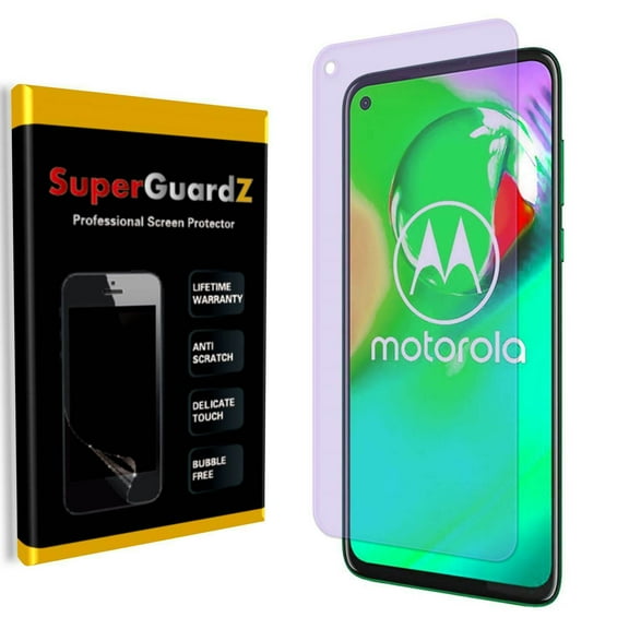 For Motorola Moto G Stylus (2020) / Moto G Power (2020) / Moto G8 Power (2020) - SuperGuardZ Anti Blue Light [Eye Protection] PET Film Screen Protector, Anti-Scratch, Anti-Bubble   2 Stylus Pens